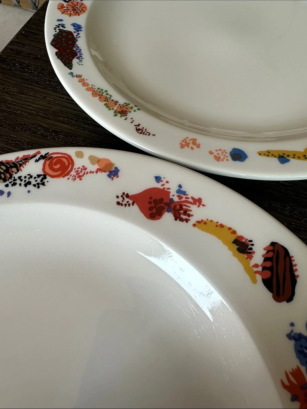 Nikko Japan vintage perceptions collectible set of four dinner plates 9D sea lif